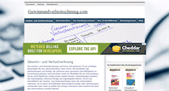 Desktop Screenshot of gewinnundverlustrechnung.com